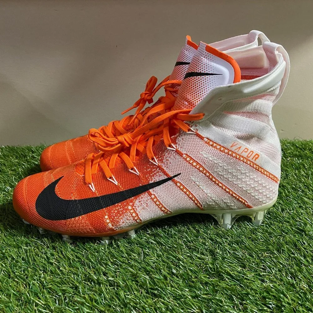 Nike Untouchable 3 Elite White Orange Football Cleats AO3006-118 Men Size NEW - Picture 2 of 11